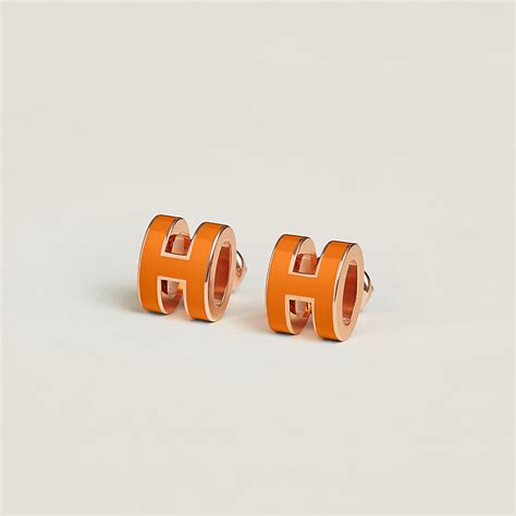 hermes mini pop h earrings price|More.